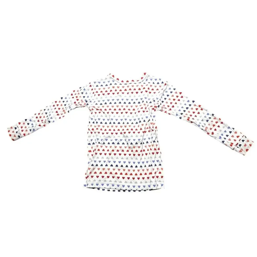 Baby Gap Organic Cotton Pajamas Size 5 Twins Heart Allover